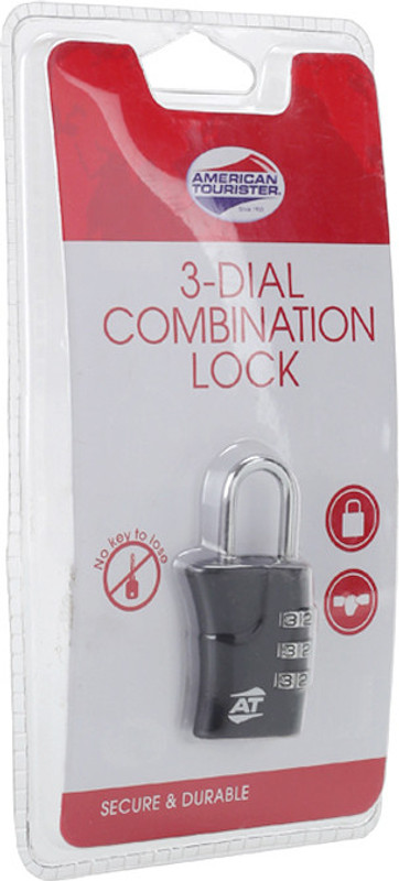 American Tourister Safety Lock(Black)