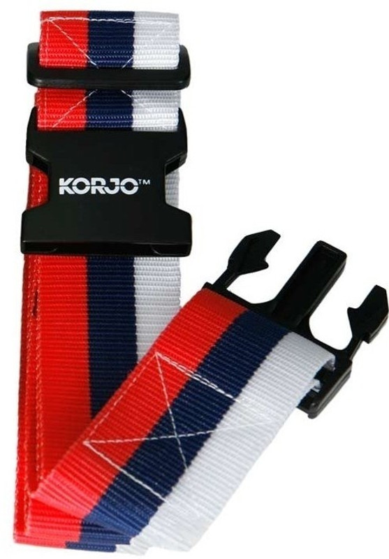 Korjo Luggage Strap - Standard(Blue, White, Red)