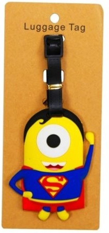 Funcart Superman Character Luggage Tag(Multicolor)