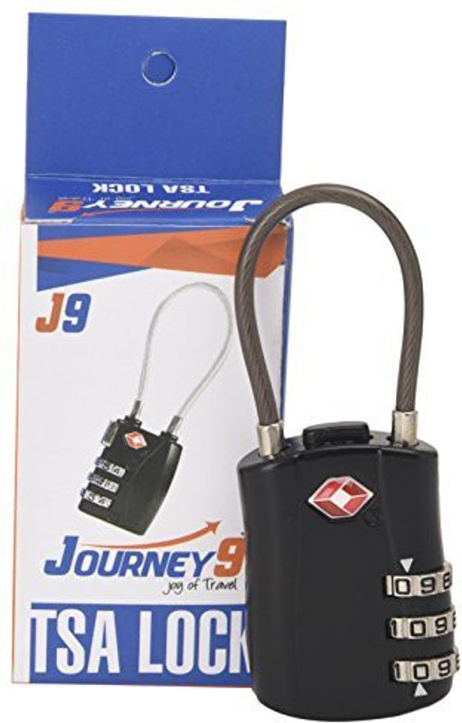 JOURNEY9 J9 TSA CABLE BLACK Safety Lock(Black)