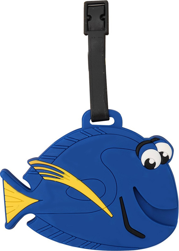 Super Drool The Lil Fish Luggage Tag(Blue)