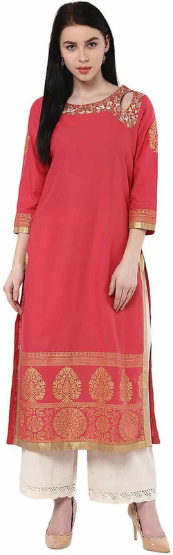 Trishaa by Pantaloons Printed Kurta, Trouser/Pant & Dupatta Set