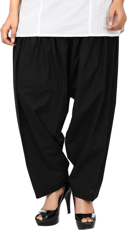 Haniya Cotton Blend Solid Salwar Haniya Cotton Blend Solid Salwar