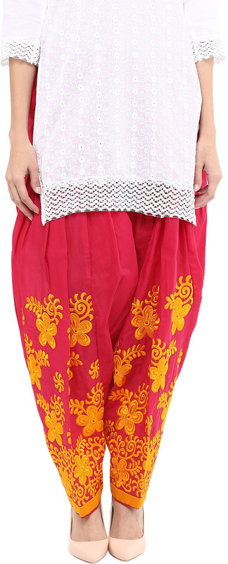 Shubhavas Cotton Blend Embroidered Salwar