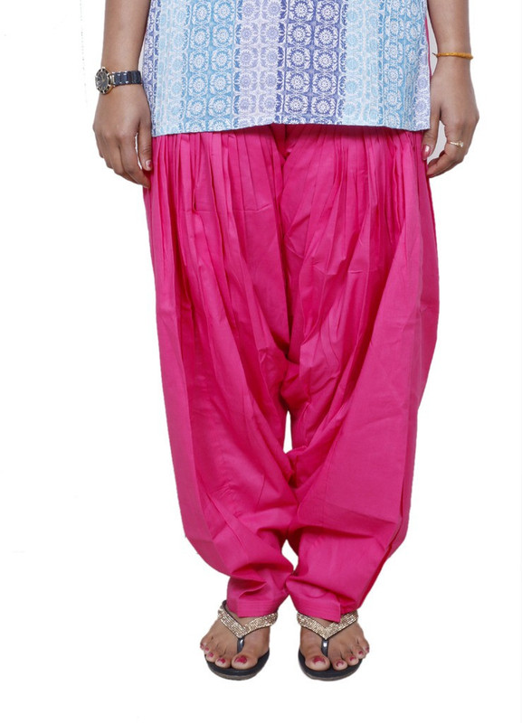 IndiWeaves Cotton Blend Solid Patiala