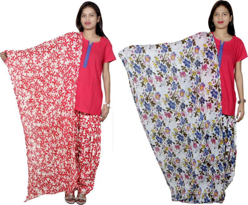 Tullis Cotton Blend Floral Print Salwar Tullis Cotton Blend Floral Print Salwar
