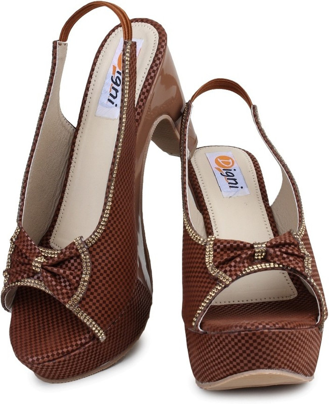 Digni Women Tan Heels