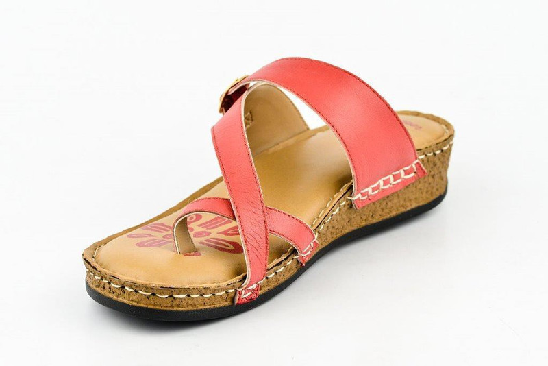 Lee Cooper Women Red Flats