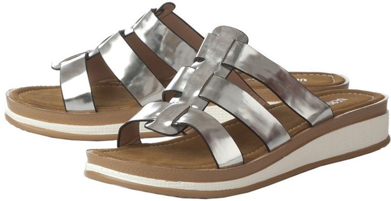 Vero Couture Women Silver Flats