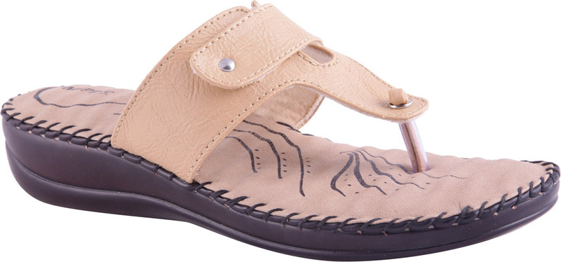 Adorn Elegant Women Beige Flats