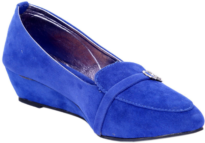 Port Women Blue Wedges