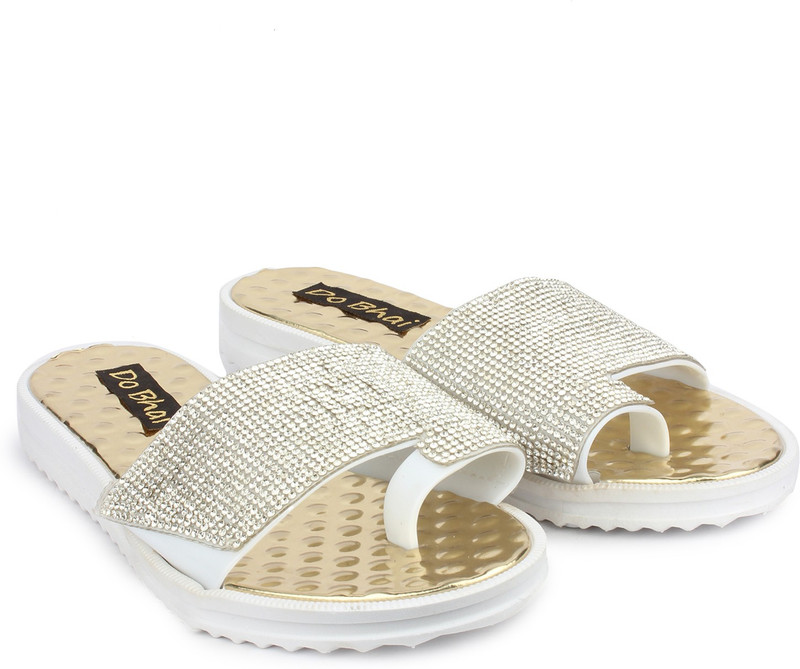 Do Bhai Women Gold Flats