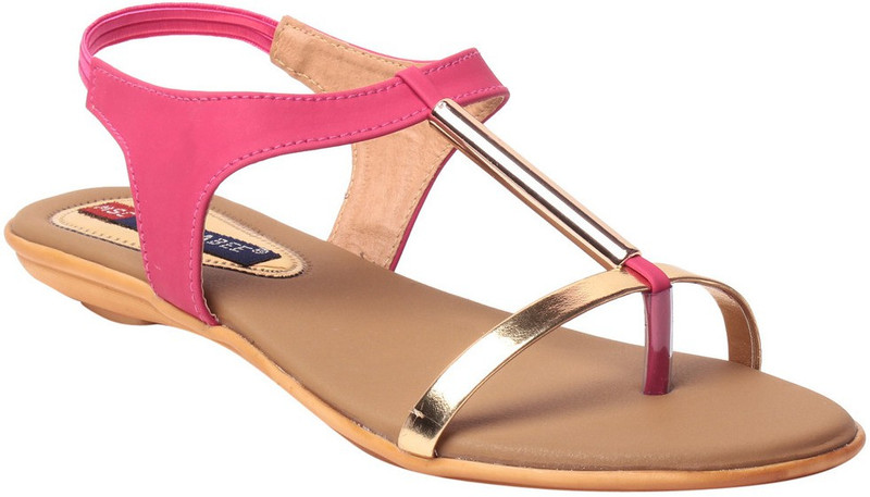 MSC Women Pink, Gold Flats