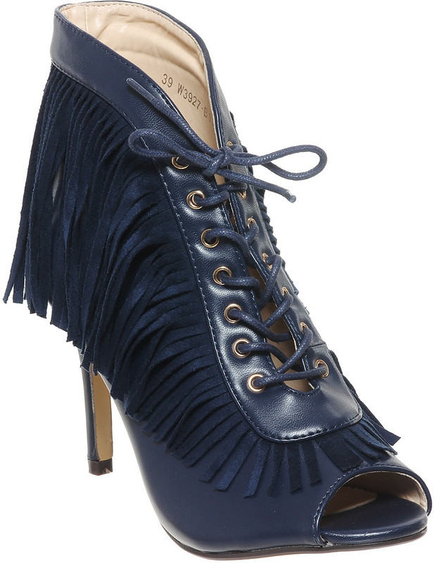 Flat n Heels Women Blue Heels