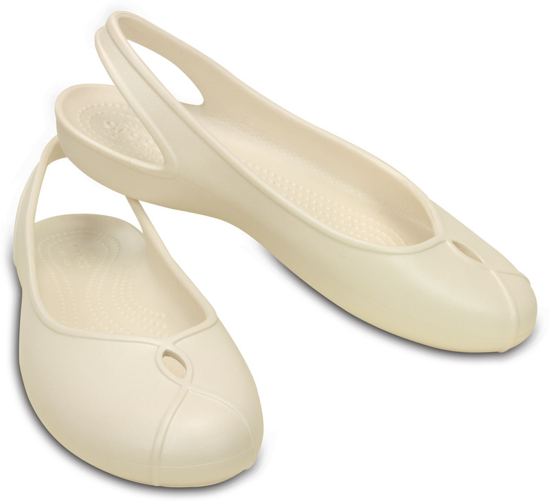 Crocs Women White Flats