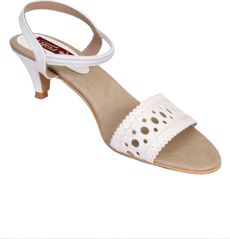 Port Women White Heels