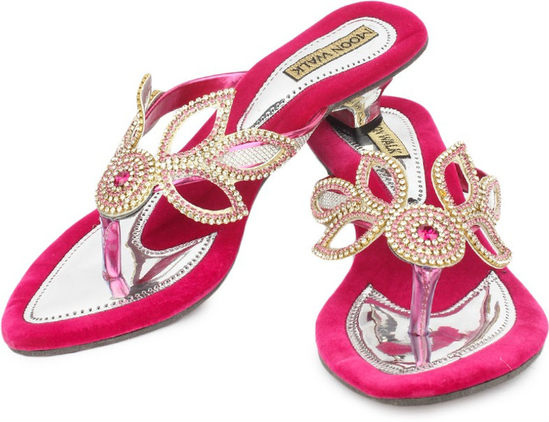 Moonwalk Women Pink Heels
