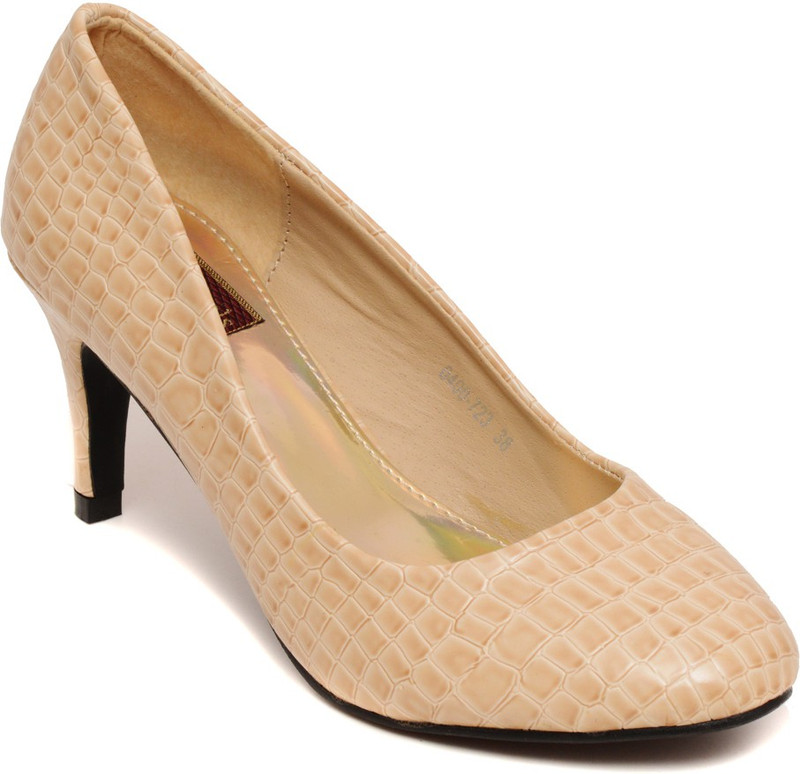 Flat n Heels Women Beige Heels