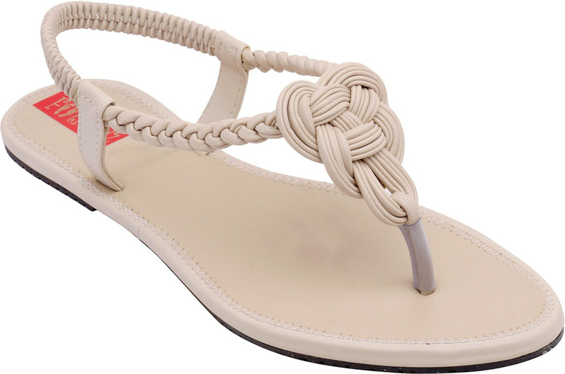 Footrendz Women Beige Flats