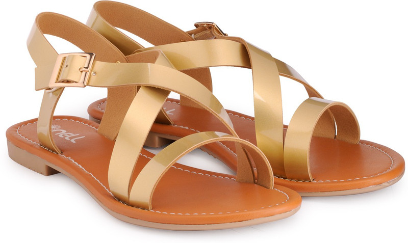 Nell Women Gold Flats Nell Women Gold Flats