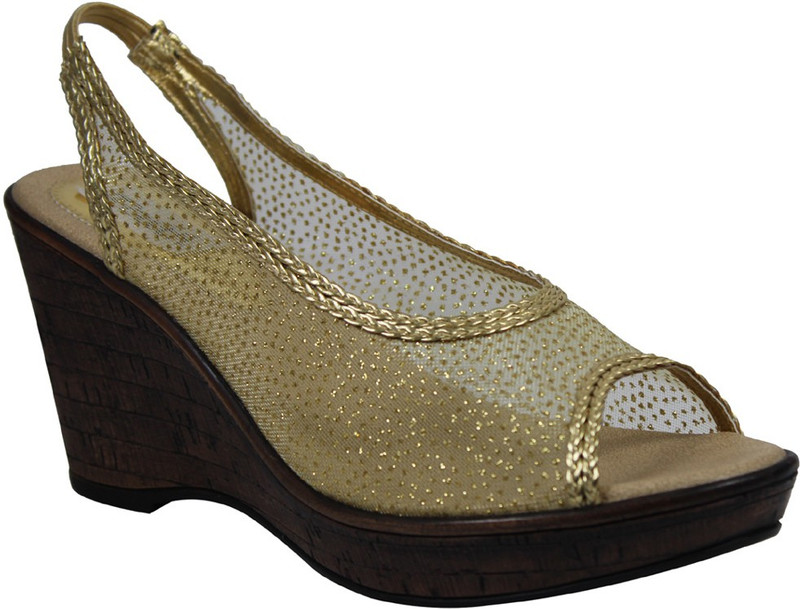 Faith Women Gold Wedges