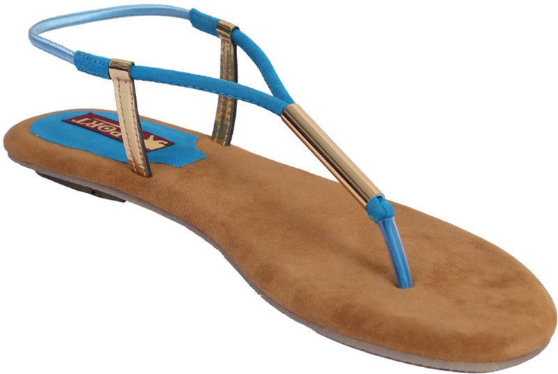Port Women Blue Flats