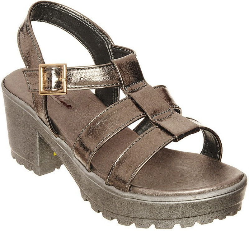 Bruno Manetti Women Grey Heels