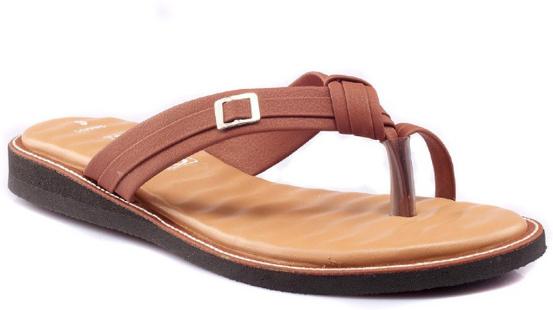 Dolphin Miles Women Tan Flats