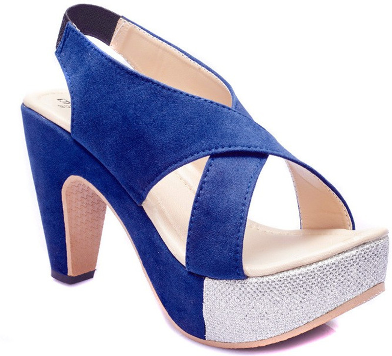 Dolphin Miles Women Blue Heels