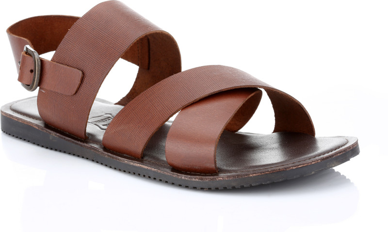 Red Tape Men Tan Sandals