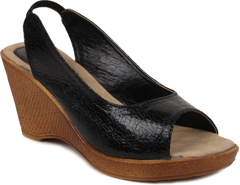 Bruno Manetti 2845 Women Black Wedges