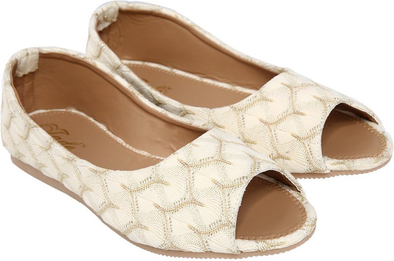 Jade Women Beige Flats