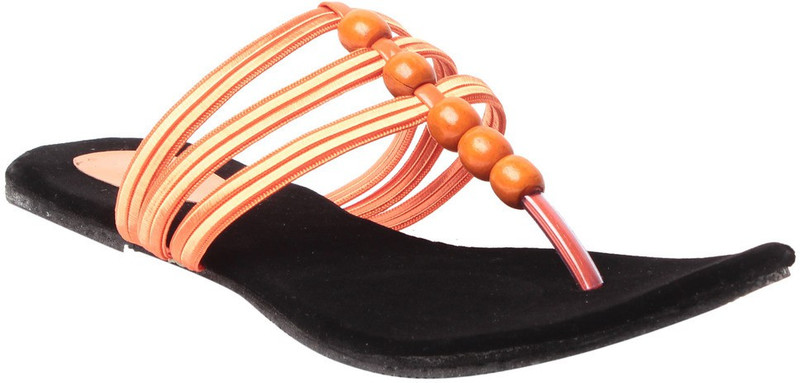 MSC Women Orange, Yellow Flats