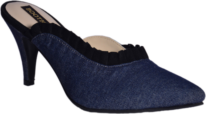 Bootico And Co. Women Blue Heels