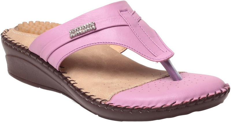 MSC Women Pink, Brown Heels