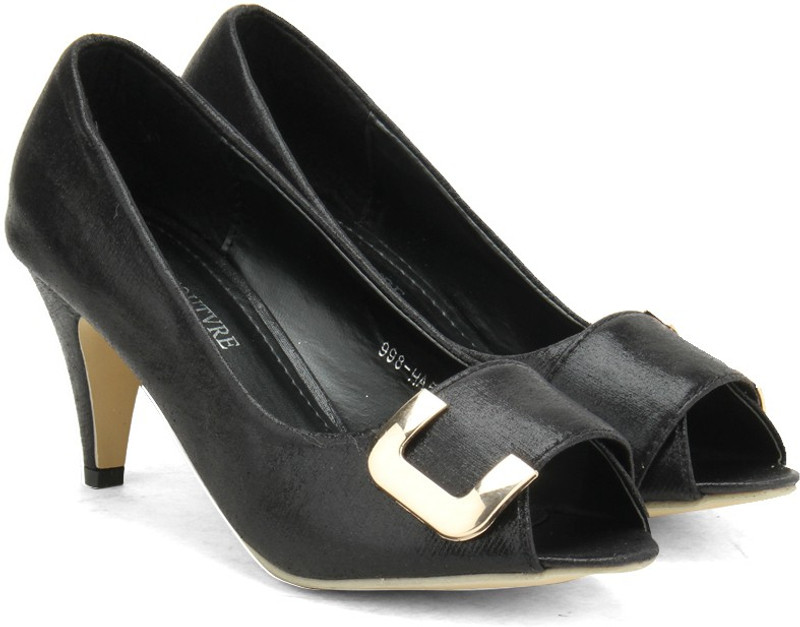 MFT Couture Casual Women Black Heels