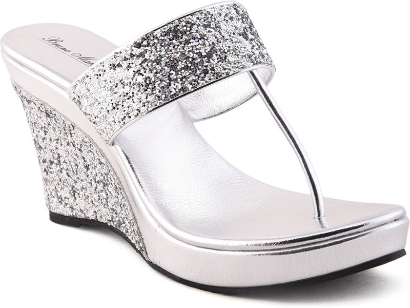 Bruno Manetti Women Silver Wedges