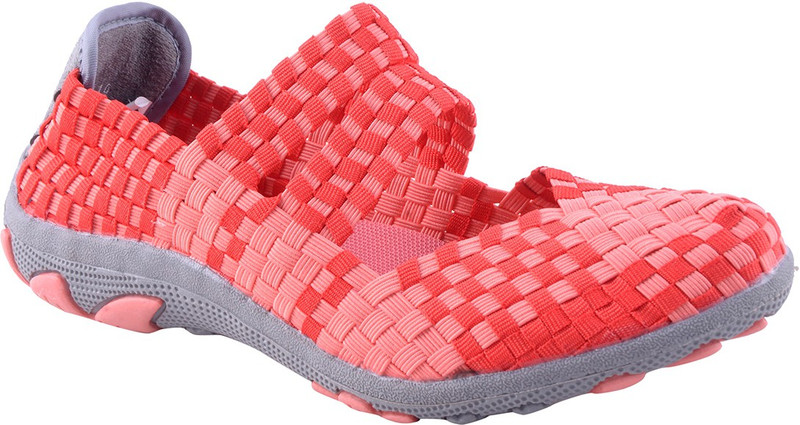 Adorn Women Pink, Red Flats