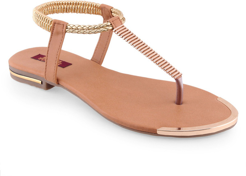 Shuz Touch Women Gold Flats