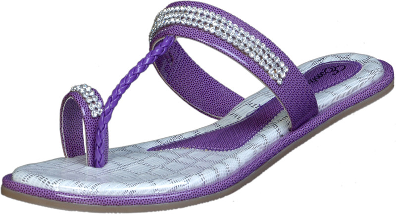 Exotique Women Purple Flats