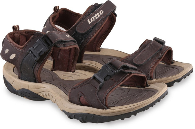 Lotto Stream Men Beige, Brown Sports Sandals