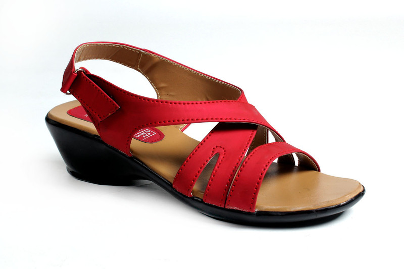 Dolphin Miles Stylish Women Maroon Wedges