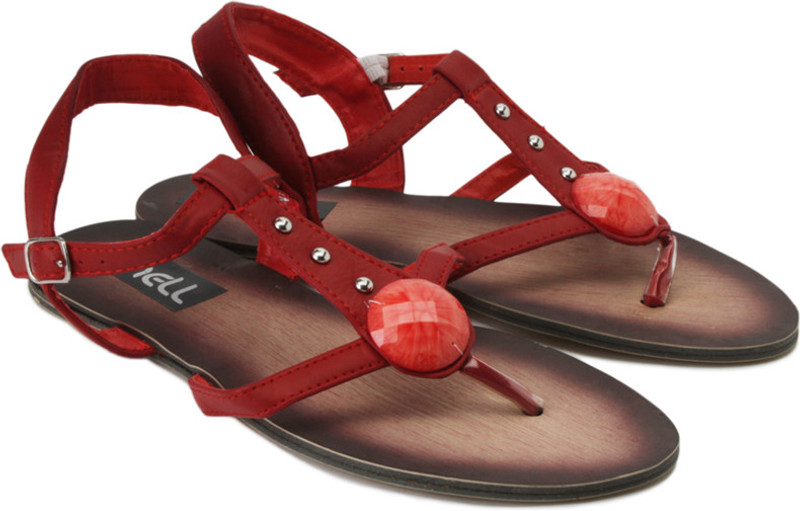 Nell Women Women Red, Beige Flats Nell Women Women Red, Beige Flats