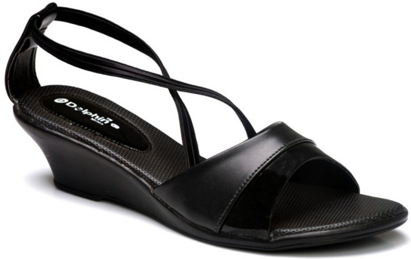 Dolphin Miles Dolphin Miles titanic heeled Sandals Women Black Wedges