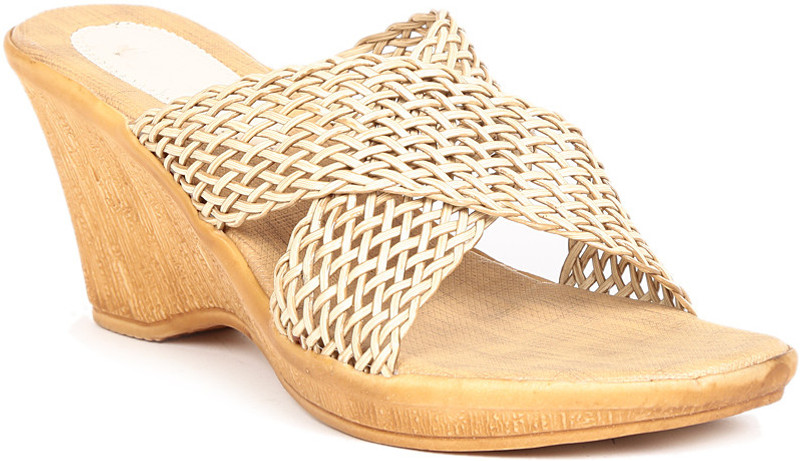 Sindhi Footwear Women Beige Wedges