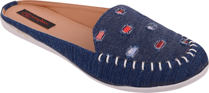 Exotique Women Blue Flats