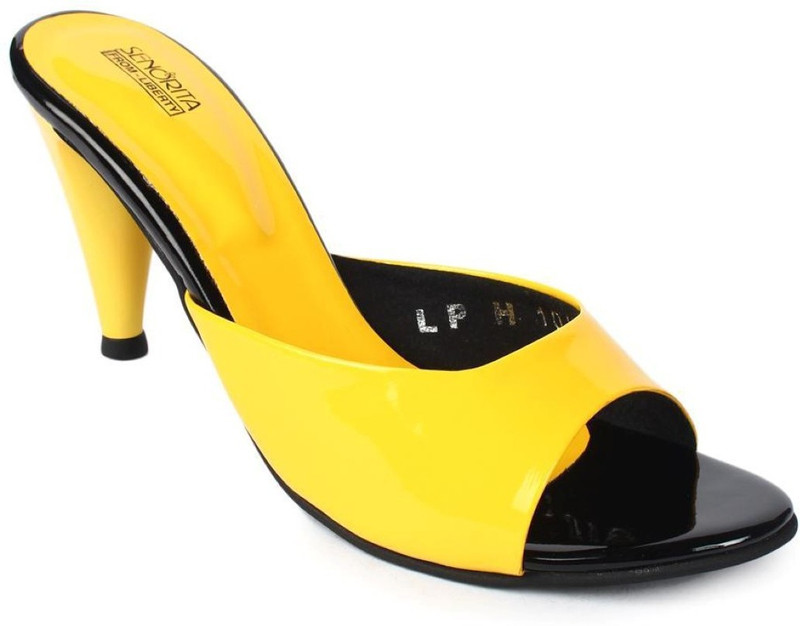 Senorita by Liberty Women Yellow Heels
