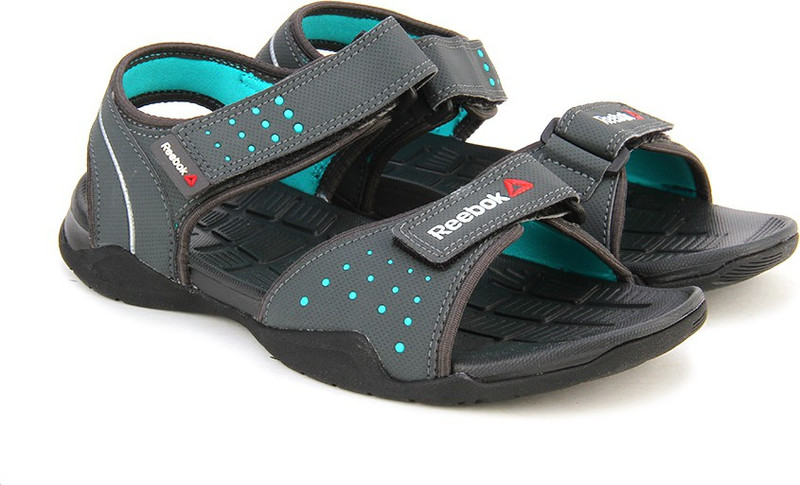 REEBOK Women Black, Blue, Grey Sports Sandals