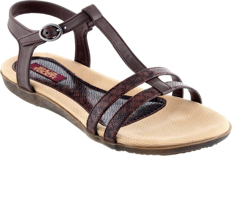 Shuz Touch Women Brown Flats