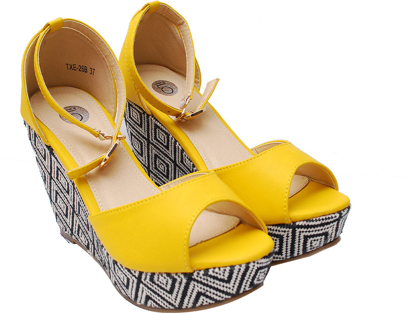 Ilo Women Yellow Wedges